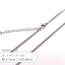 ステンレス ネックレス 喜平 チェーン JTSC-11 SS011-24 幅約2.5mm 全長60cm 1本