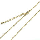 ステンレス ネックレス 潰し 小判 チェーン ニッケルフリー 金色 SS002-24 太さ約2mm 全長60cm 1本