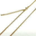ステンレス ネックレス 喜平 面取り チェーン ニッケルフリー 金色 SS018-24幅約2mm 全長60cm 1本