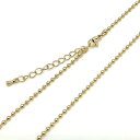 ステンレス ネックレス ボールチェーン ニッケルフリー 金色 SS031-24 太さ約2.3mm 全長60cm 1本