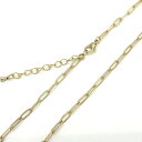 ステンレス ネックレス 丸線 小判 チェーン ニッケルフリー 金色 SS050-24 太さ約4mm 全長60cm 1本