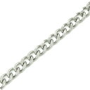 【1メートル単位】 ステンレス チェーン 喜平4面カット 2.0SF(QD) 1M 太さ約7mm 線径約 2mm 喜平4面カットチェーン ステンレス製 ステンレス製チェーン ハンドメイド 材料 素材