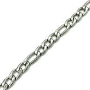 【1メートル単位】 ステンレス チェーン フィガロ 2.5NK3:1(QD) 1M 太さ約9mm 線径約 2.3mm フィガロチェーン ステンレス製 ステンレス製チェーン ハンドメイド 材料 素材