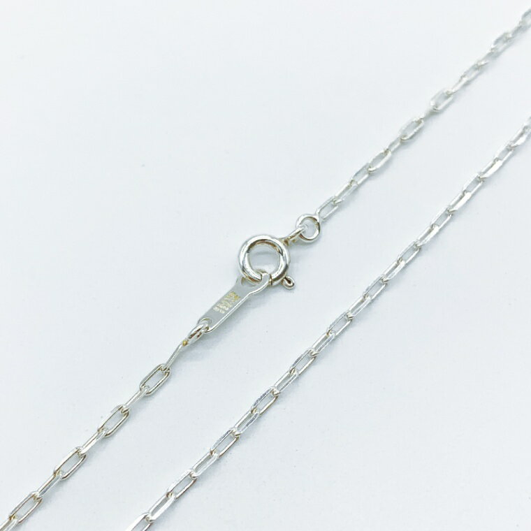 シルバー925 ネックレス 荒目 小判 4面カット チェーン SVLCI50 線径0.5mm 1本