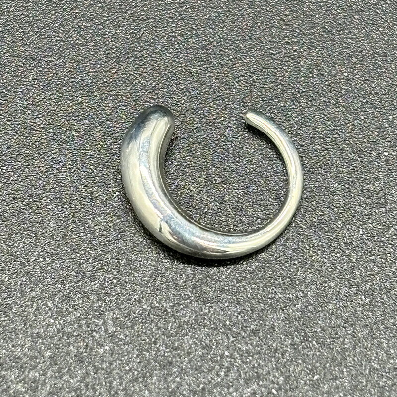Rakuten - シルバー925 イヤーカフ SVCUF-125 12.5x10.5x3.0mm 1個 アクセサリー イヤーカフス イヤリング シンプル