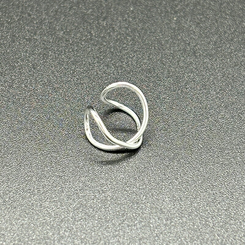 シルバー925 イヤーカフ SVCUF-10TW 10.5x8.5mm 1個 アクセサリー イヤーカフス イヤリング シンプル ツイスト