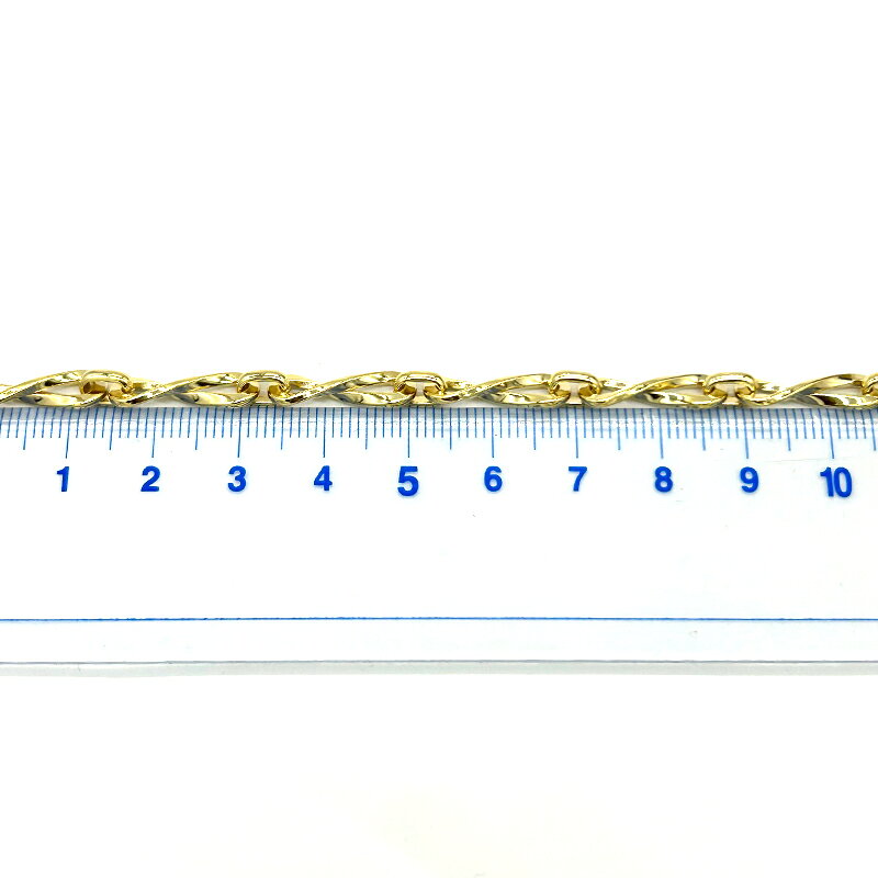 作ろ!ドットコムの【10cm単位】デザインチェーン T1044 長尺 切り売り チェーン ハンドメイド パーツ アクセサリー｜アングル2