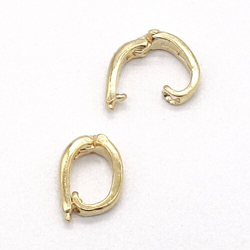 開閉式バチカン BKN14 2個 クリッカー パーツ バチカン 開閉 取り外し リングホルダー