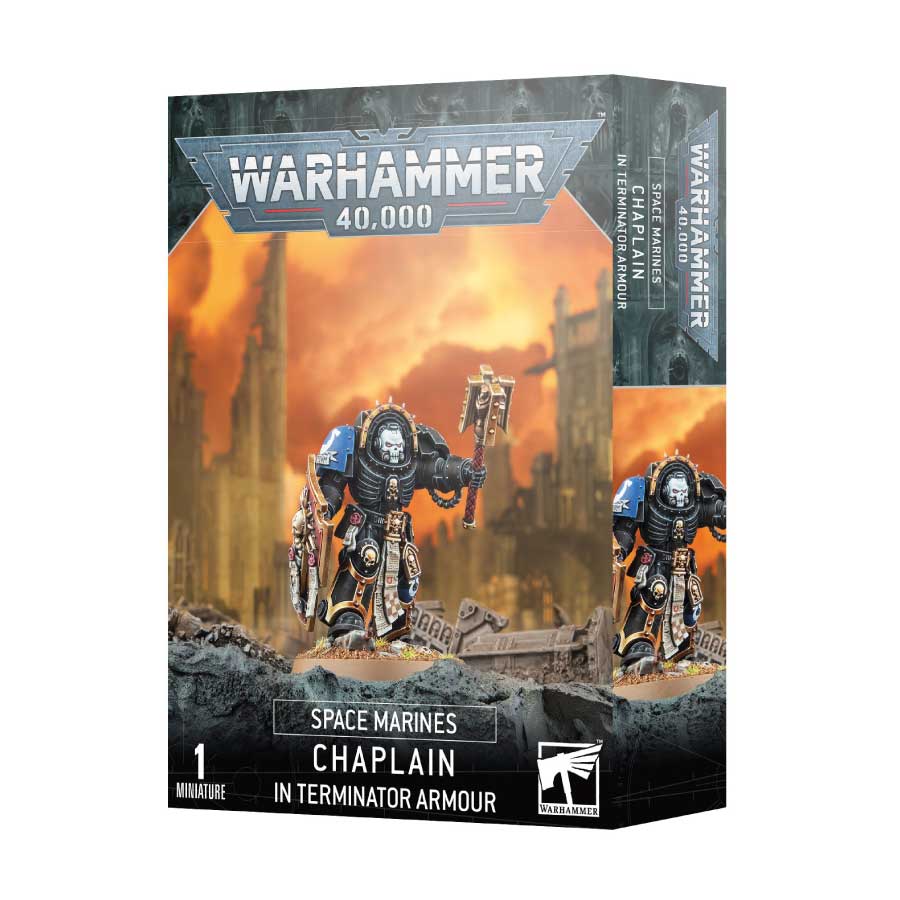 【10月14日発売】 スペースマリーン：チャプレイン（ターミネイターアーマー装備）SPACE MARINES: CHAPLAIN IN TERMINATOR ARMOUR WARHAMMER 40000 40k ウォーハンマー