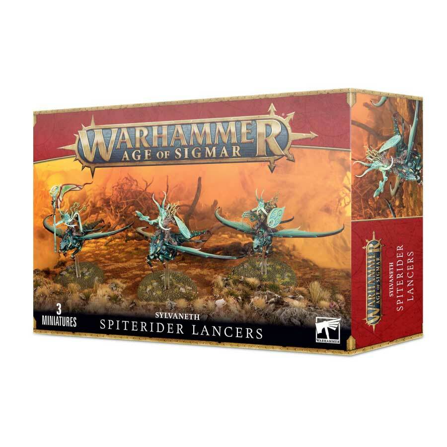 シルヴァネス スパイトライダーランサー　ウォーハンマーエイジオヴシグマー　SYLVANETH SPITERIDER LANCERS　WARHAMMER　AOS