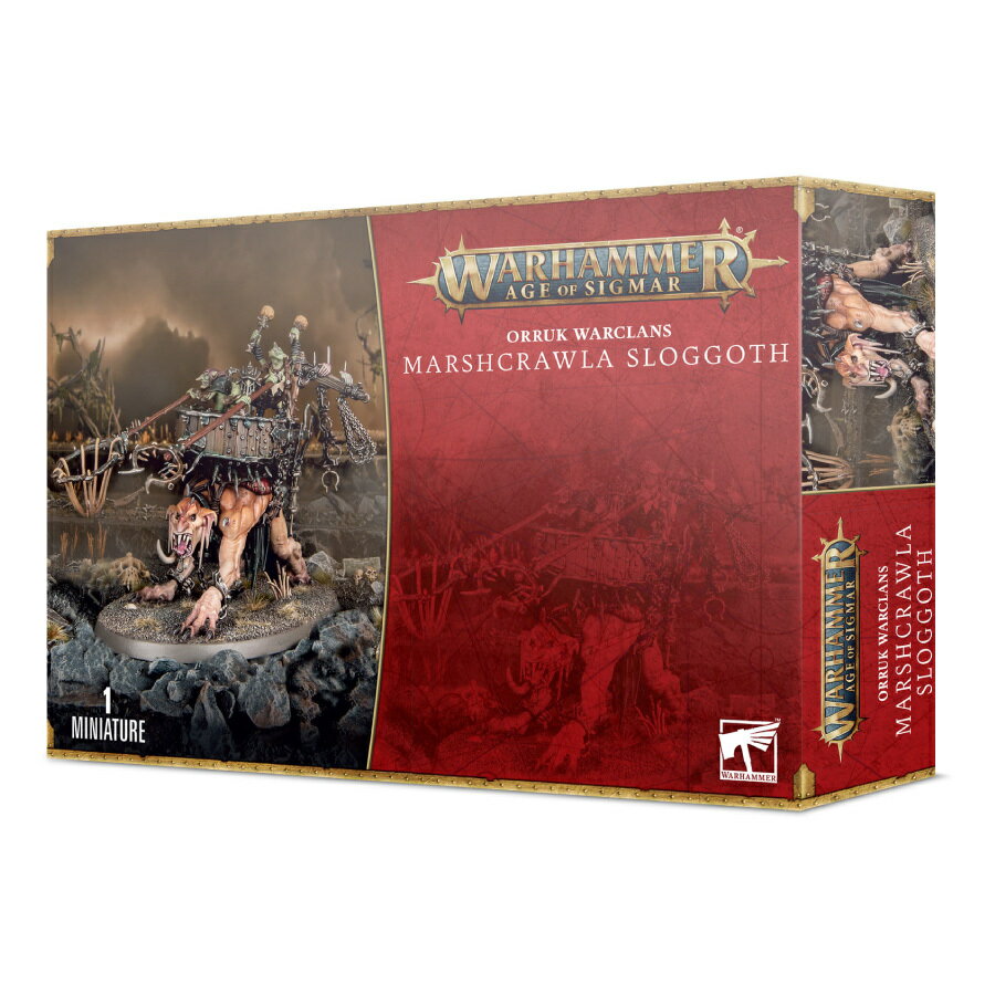 オールクウォークラン マーシュクロウラ・スロゴス ウォーハンマーエイジオヴシグマー ORRUK WARCLANS MARSHCRAWLA SLOGGOTH WARHAMMER AOS 【新品】