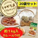 じゃがたまギフトバッグ 20袋セット カレールゥ付き【送料無料 じゃがいも たまねぎ 野菜 野菜ギフト カレー 販促品 プレゼント イベント 景品 お祭り 集客 配布 詰合せ 詰め合わせ 野菜詰合せ ギフト ノベルティ 粗品 業務用 お得なセット まとめ買い】