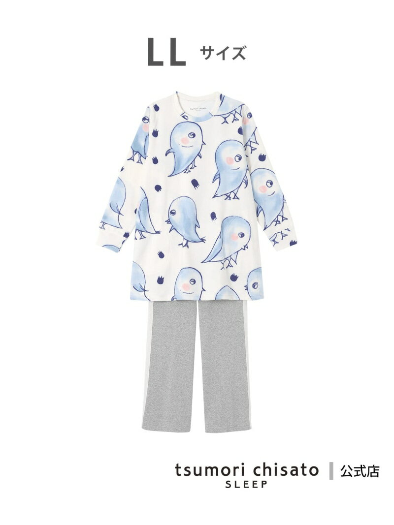 tsumori chisato ルームウェア 【SALE／30%OFF】ツモリチサト スリープ パジャマ 長袖 長ズボン マイクロフリース素材 tsumori chisato SLEEP ツモリチサトスリープ インナー・ルームウェア パジャマ ホワイト ピンク【RBA_E】【送料無料】[Rakuten Fashion]