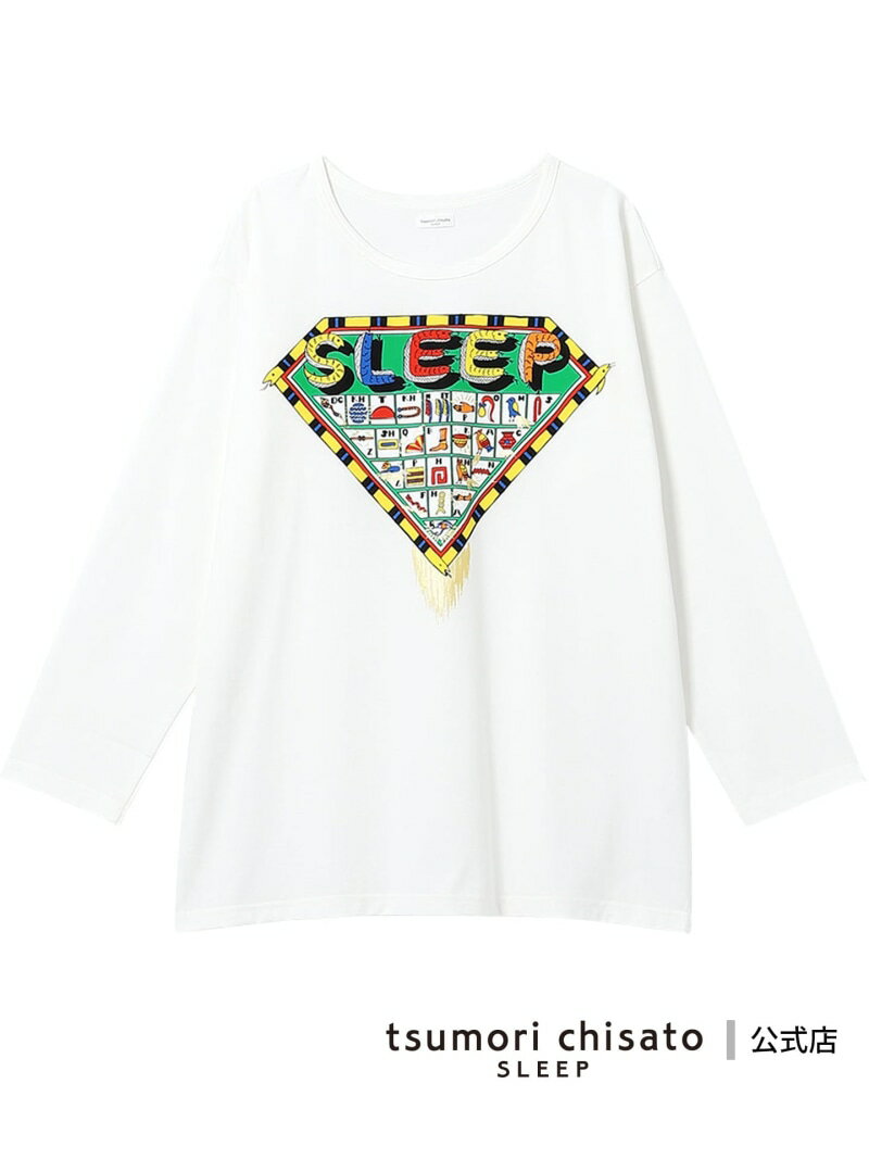 tsumori chisato ルームウェア ツモリチサト スリープ トップス 長袖 ルームウエア tsumori chisato SLEEP ツモリチサトスリープ インナー・ルームウェア その他のインナー・ルームウェア ホワイト ピンク【先行予約】*【送料無料】[Rakuten Fashion]