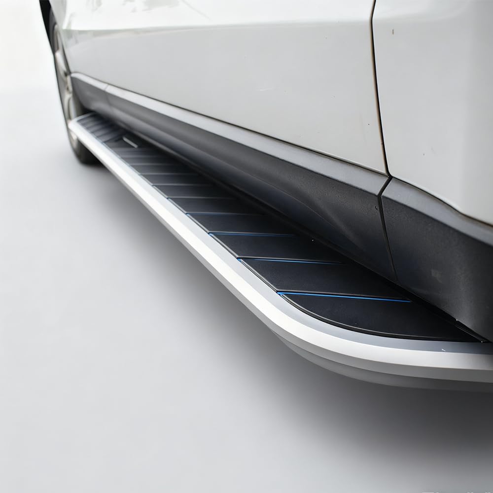 Hyundai Santa Fe MX5 2024 2025 サイドステップ用ランニングボード コンプリートキット カーナーフバーアクセサリー アップグレードブラックパネル 滑り止め粒子付き 2個(2)