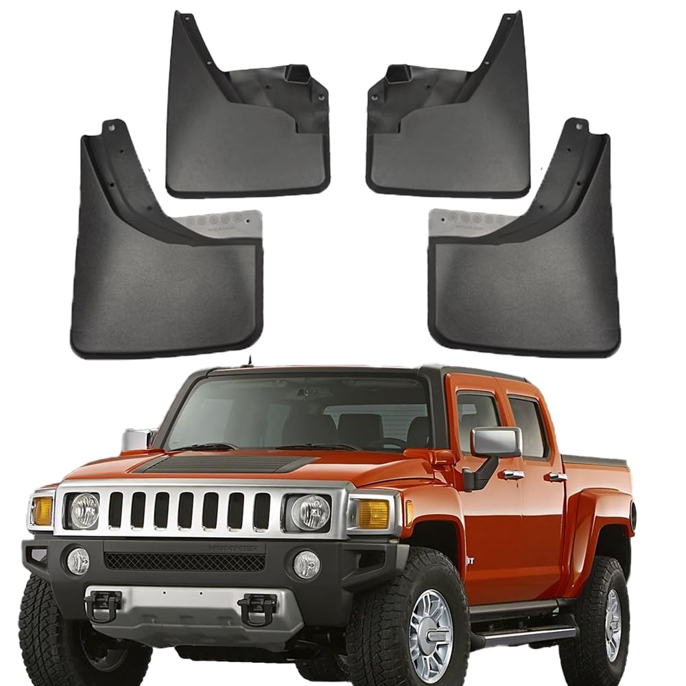 ハマー H3 2007-2025 専用 マッドガード フロント/リア 4枚セット 泥除け