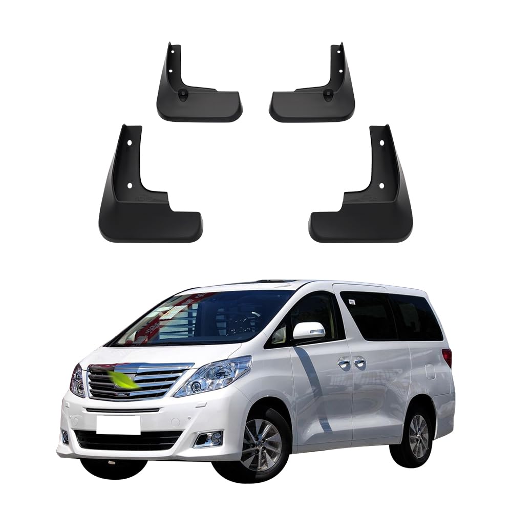トヨタ アルファード 2009-2015 専用 マッドガード フロント/リア 4枚セット 泥除け