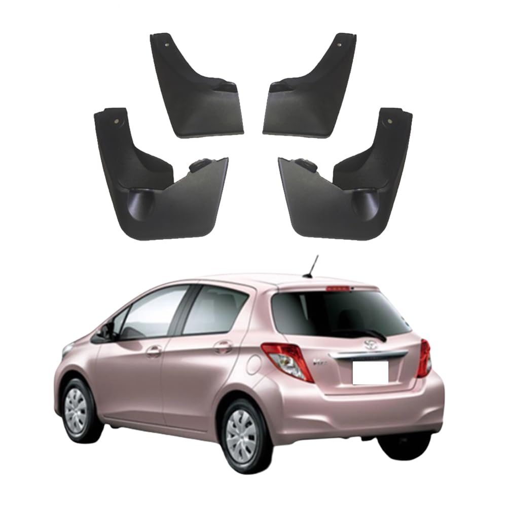 トヨタ ヴィッツ 2011-2018 専用 マッドガード フロント/リア 4枚セット 泥除け