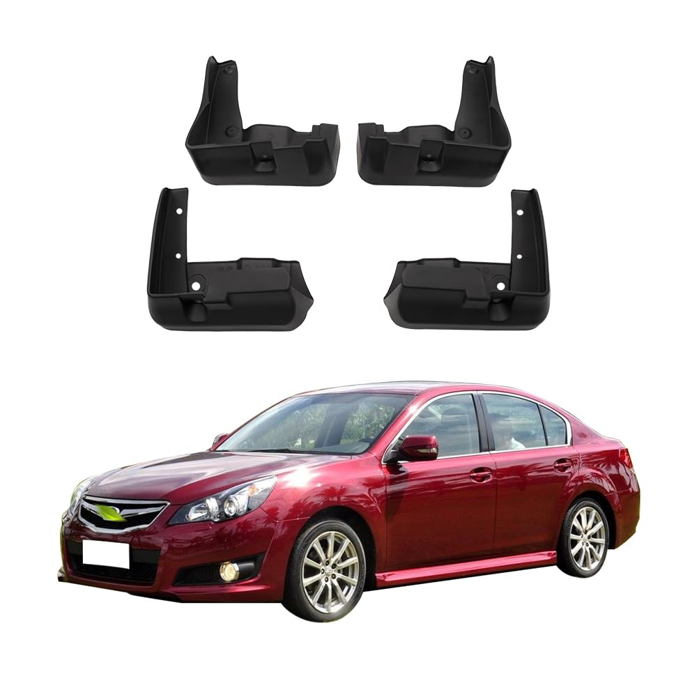 スバル レガシィ セダン 2010-2014 専用 マッドガード フロント/リア 4枚セット 泥除け