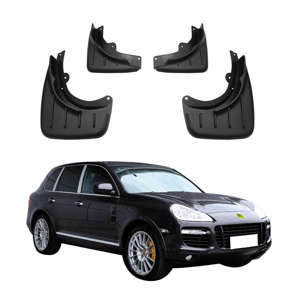 ポルシェ カイエン 9PA 2008-2010 専用 マッドガード フロント/リア 4枚セット 泥除け