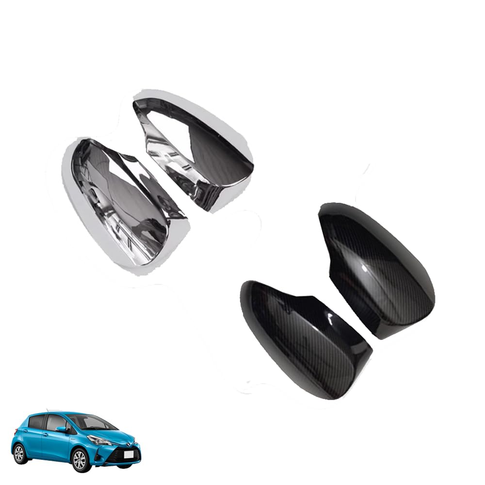 ヴィッツ130系 ヴィッツ 1.5ハイブリッド オシャレ ドレスアップ カスタム 外装 パーツ ドアミラーカバー ドアミラートリム
