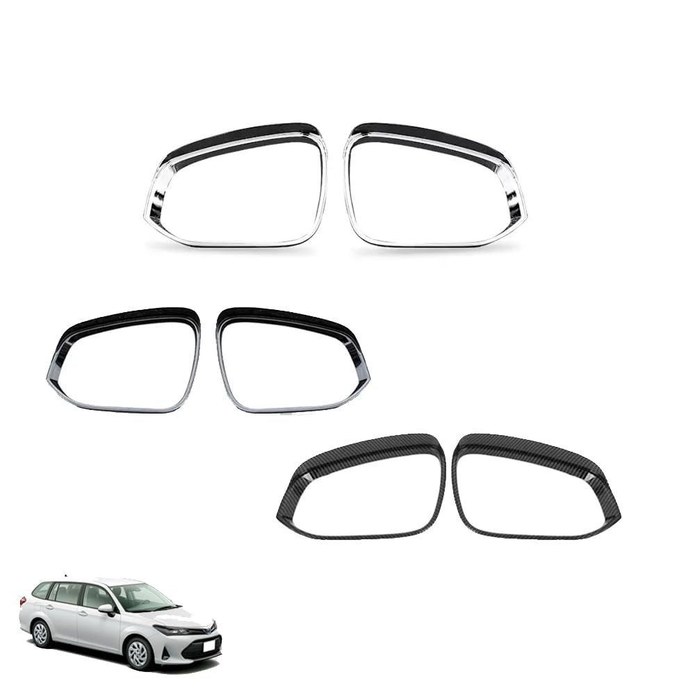 カローラ160 カローラフィールダー アクシオ オシャレ ドレスアップ カスタム 外装 パーツ ドアミラーカバー ドアミラーバイザー