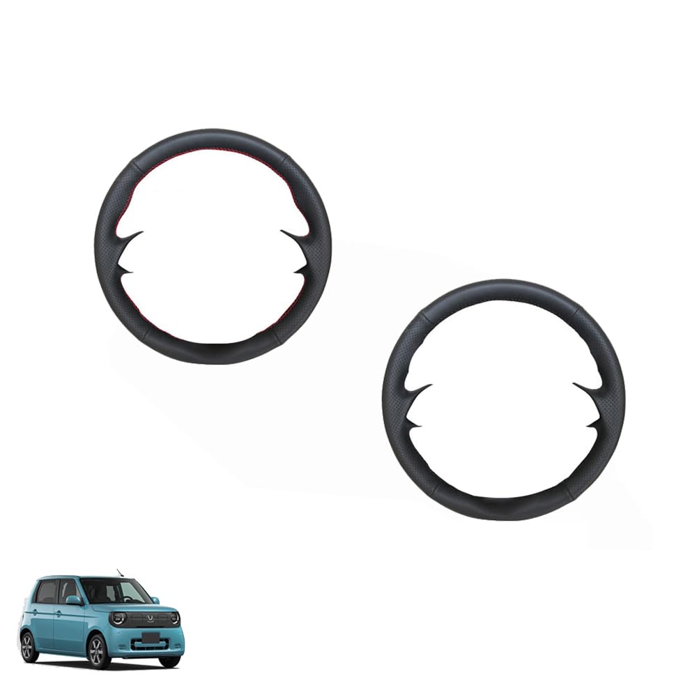 N-ONE e: エヌワン イー JG5 e:G e:L オシャレ ドレスアップ カスタム 内装 パーツ レザー編み上げステアリングカバー ステアリングカバー