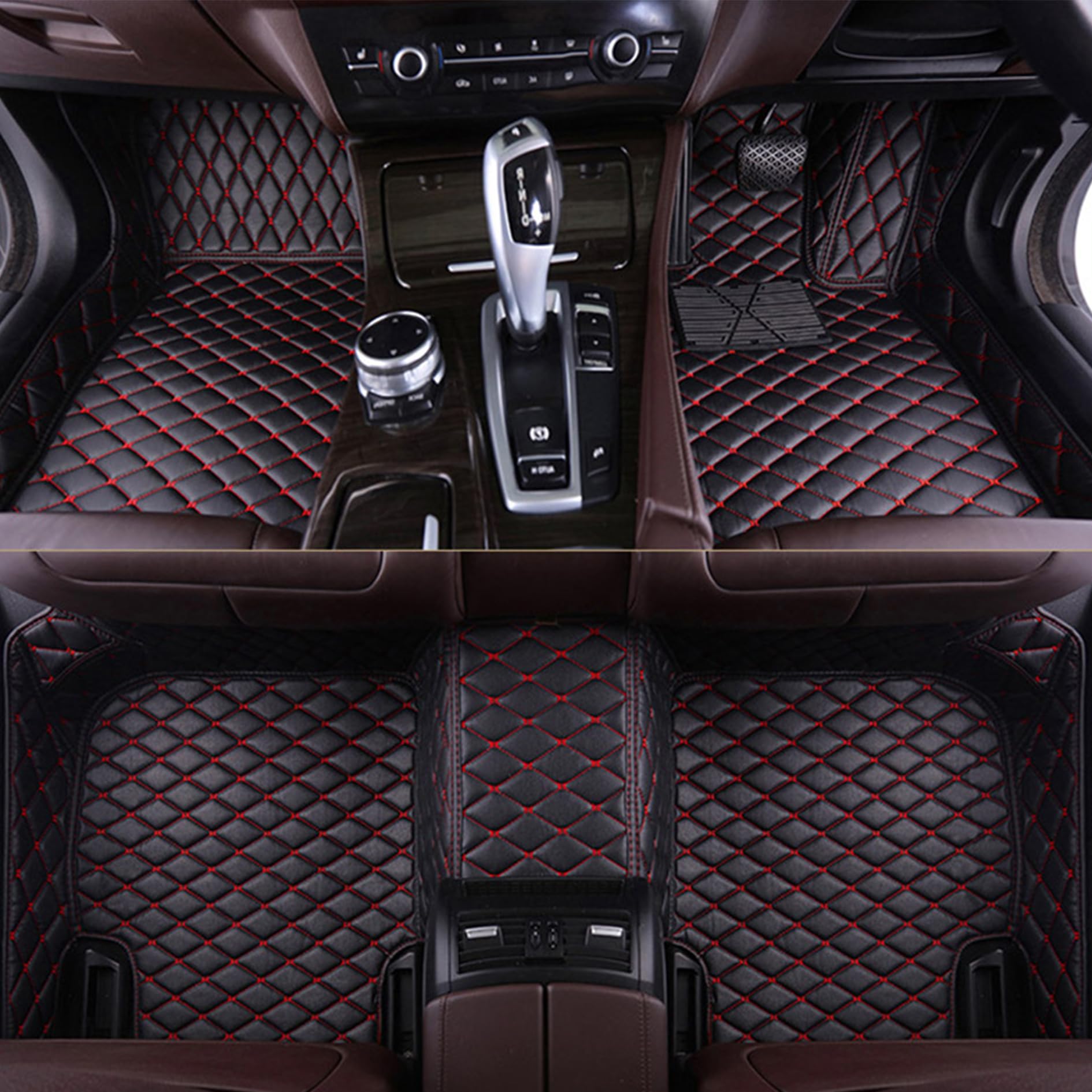 に適用 三菱エクリプスクロス GK系 フロアマット 3Dフロアマット エクリプスクロス GK系 カーマット Eclipse Cross 車種専用設計 三菱エクリプスクロス カーアクセサリーカー用品 保護パーツ 内装 パーツ レザー素材 取り付け簡【2018年3月-現行】 黒赤