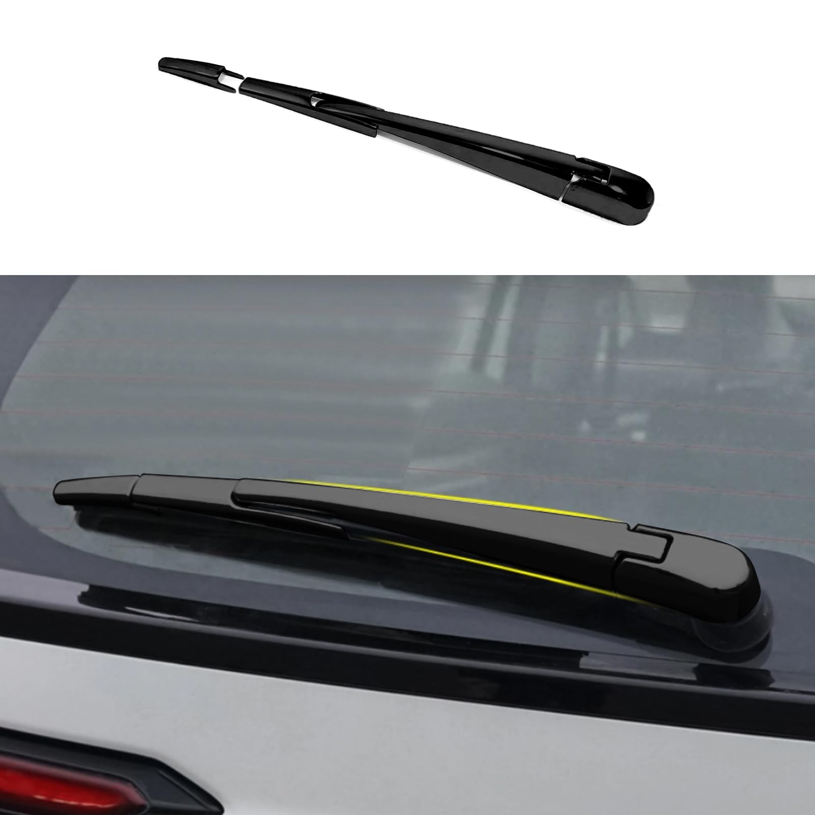 ホンダ 新型 フィット 4代目 GR系 専用ー リアワイパーカバー リアワイHonda Fit 専用設計外装 パーツ アクセサリーABS4枚【ブラック】