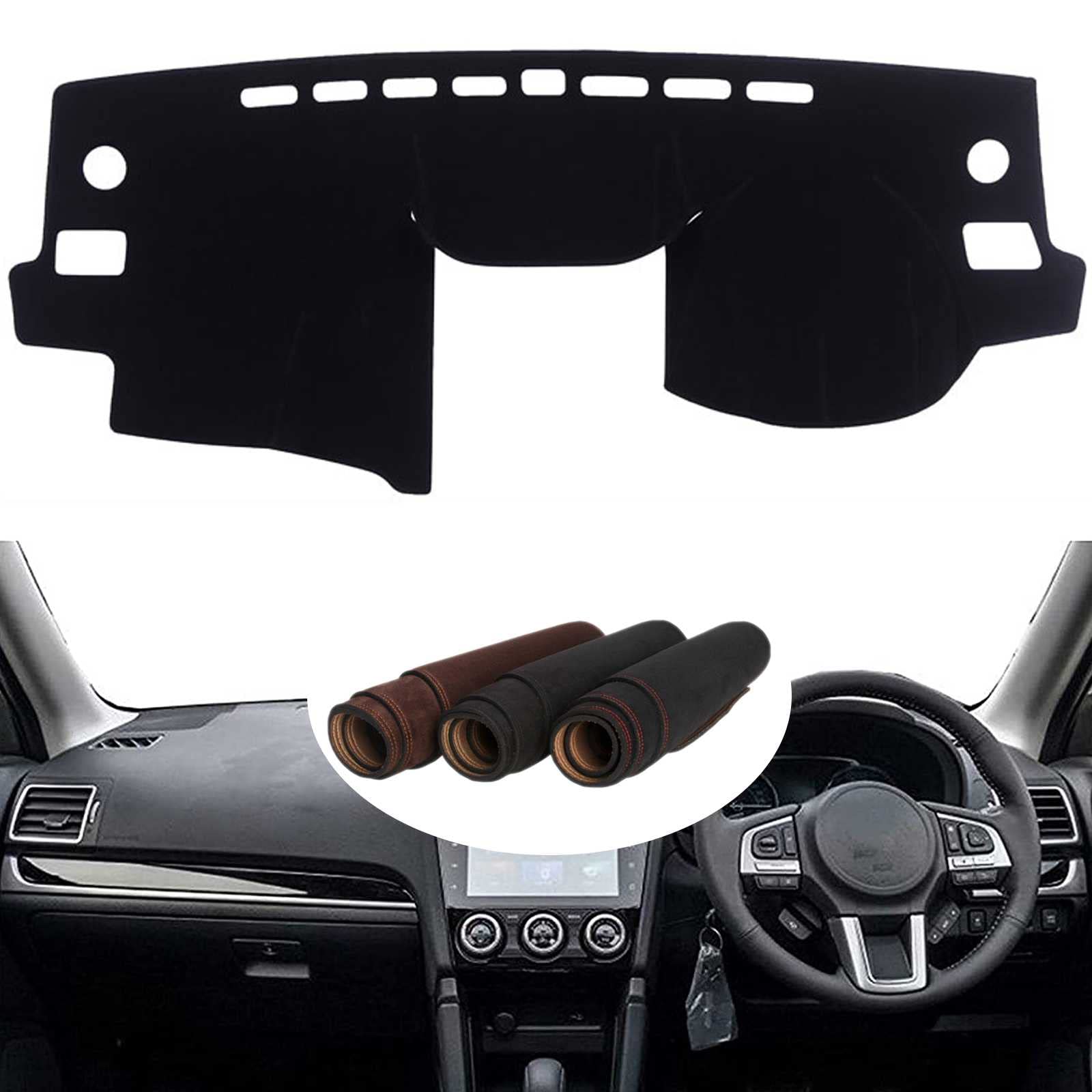 スバルインプレッサ/XV/WRX 専用 ダッシュボードマット ダッシュボードカバー スバルインプレッサ/XV/WRX 2012-2016に適合 右ハンドル スエード 保護マット キズ防止 内装パーツ インテリア フロアマット 車の日焼け止め 【鹿皮ベルベット】