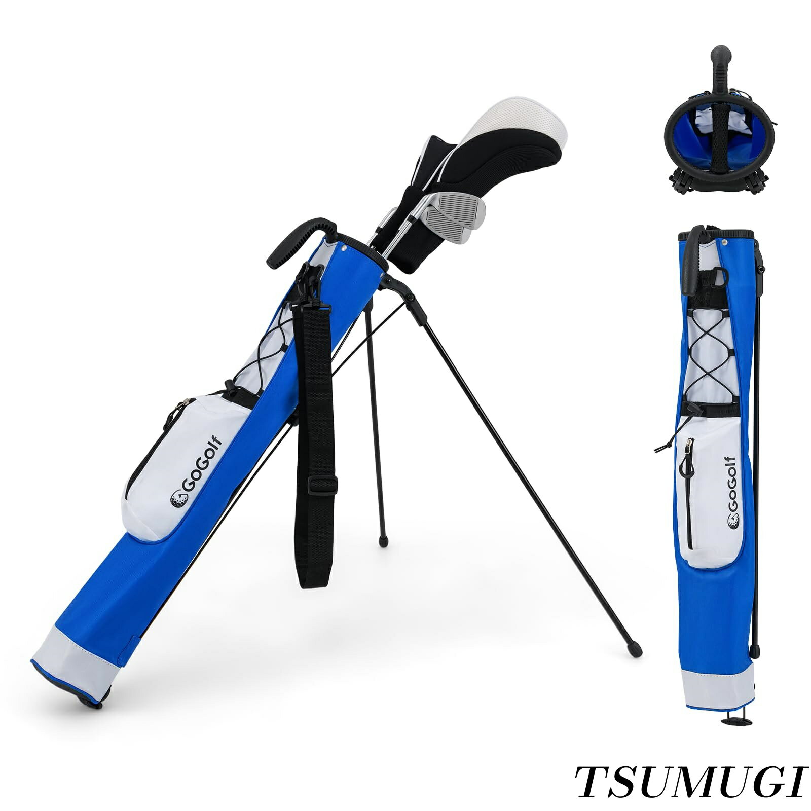 【まとめ買いで最大500円OFFクーポン!】【送料無料】ゴルフ サブバッグ メンズ レディース 5-6本用 軽..