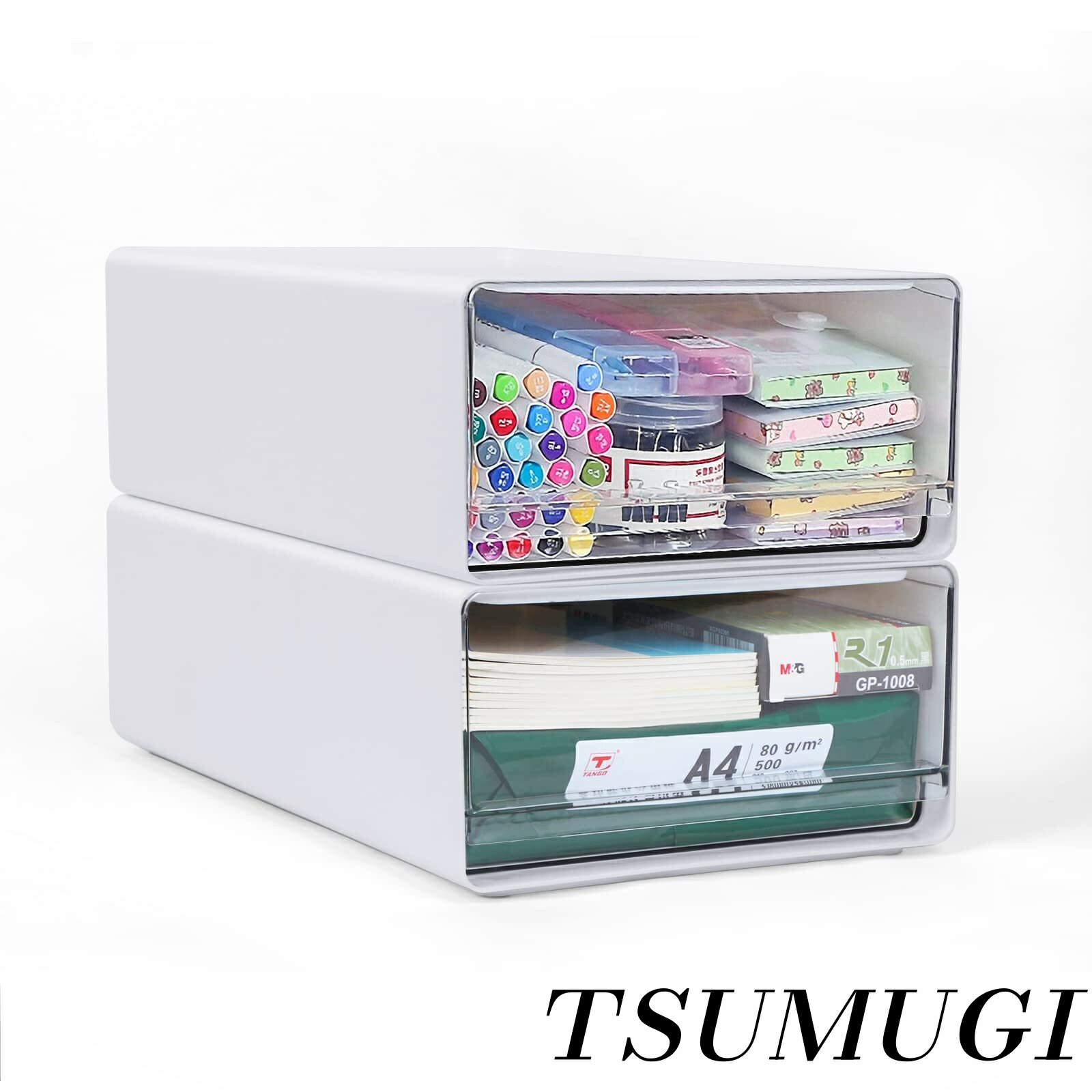 乐天商城 - 【まとめ買いで最大500円OFFクーポン!】【送料無料】レターケース a4 書類ケース 引き出し 書類トレー 収納ケース 引き出し 小物 卓上小物ケース レターケース 引き出しデスク 収納ボックス 小物入れ引き出し 文房具収納 防塵 引き出し 積み重ね可能 オフィス収納 2個セット