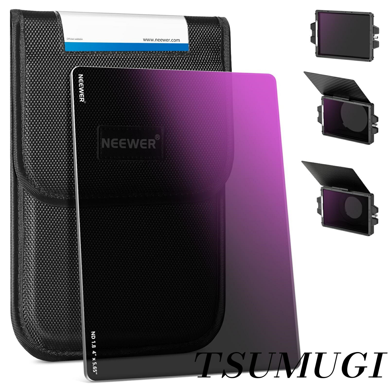 【まとめ買いで最大500円OFFクーポン!】【送料無料】ND1.8(6ストップ) 4"x5.65" 両面30層ナノコーティング シネマフィルター NDフィルター NEEWERマットボックス用 コンパチブル Tilta SmallRig