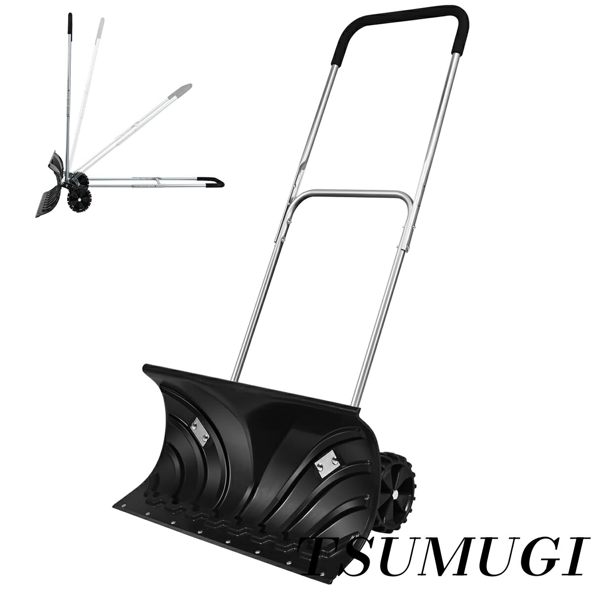 【まとめ買いで最大500円OFFクーポン!】【送料無料】雪かきスコップ 家庭用 除雪機 スノースコップ車 ..