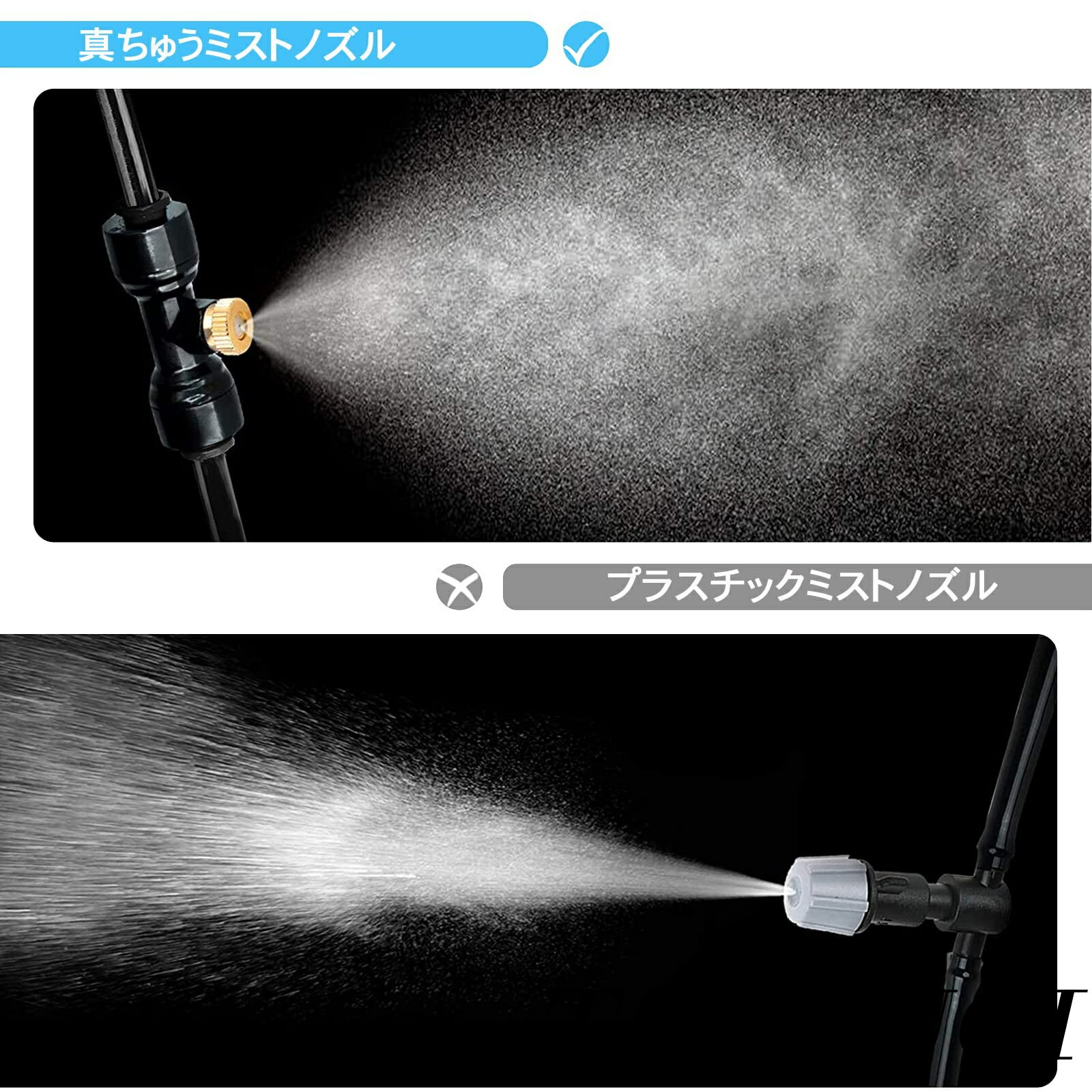 【まとめ買いで最大500円OFFクーポン!】【送料無料】噴霧ノズル 散水ノズル 自動散水セット 30Mホース ノズルミストシャワー 30個ノズル 真鍮製 水やり 芝生 灌漑システム スプレー灌漑 屋外散水 点滴灌漑 ガーデニング 屋外冷却システム適用