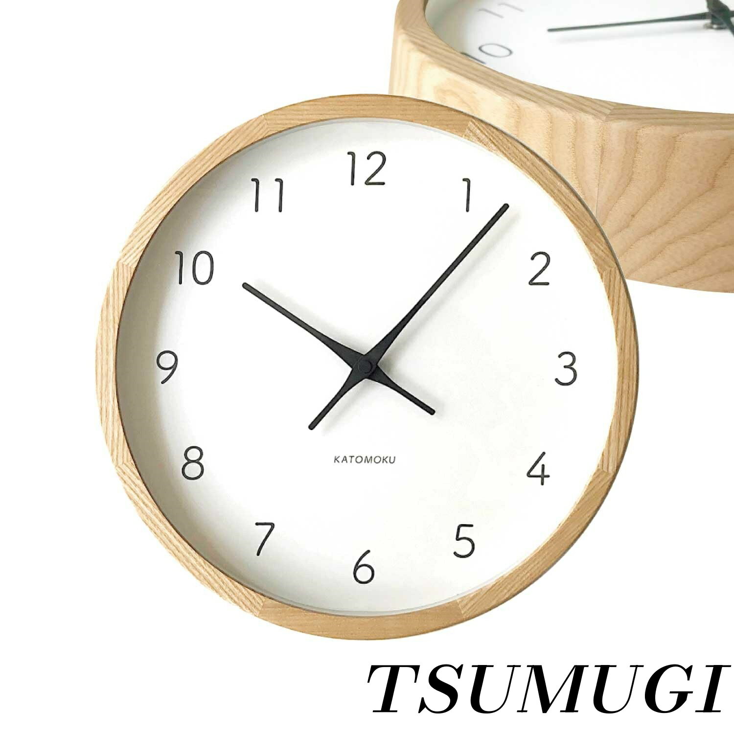 �ڤޤȤ��㤤�Ǻ���500��OFF�����ݥ�!�ۡ�����̵����Muku Clock 7 �ʥ����� km-60NARC �ݤ����� Ϣ³�ÿ� ľ��30.6cm (���Ȼ�...