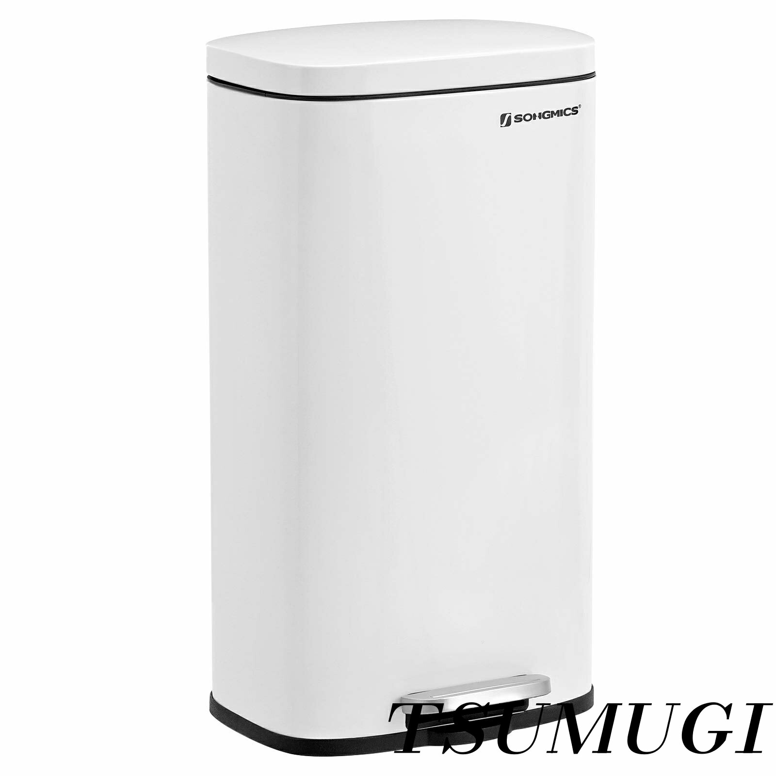 ゴミ箱ふた付き30Lペダル式ダスト...