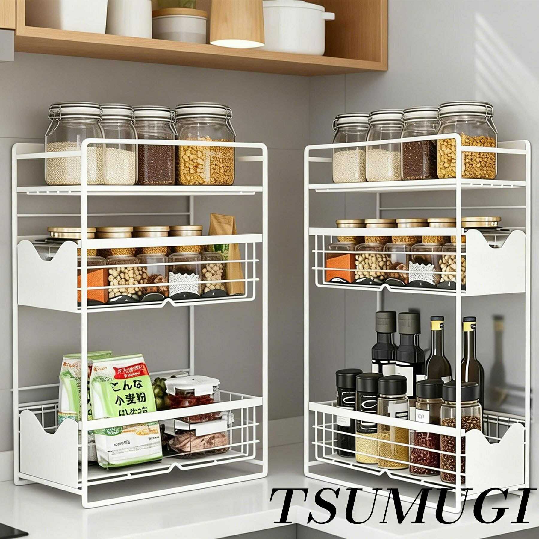 【省スペース】2段式のデザインで、ボトルから小物まで、あらゆるものを効果的に整理できます。省スペース設計で設置面積を最小限に抑え、洗濯機や冷蔵庫の横、バスルームなどの狭いスペースにも設置できます。【スライド式引き出し】下段には調節可能なスライド式引き出しが付いており、洗剤や調味料などの小物を奥まで安全に収納できます。ワンタッチでアクセスできるので、よく使うアイテムを整理整頓でき、使い勝手が向上します。【簡単設置】この2段収納ラックは強力なマグネットを使用しているため、穴あけやネジ止めは不要です。洗濯機や冷蔵庫の側面にしっかりと固定され、数秒で設置できます。壁を傷つけることなく簡単に設置・移動でき、限られたスペースを有効活用できます。【多用途】多用途で360°使える | 家中のあらゆるスペースをスマートに整理：マグネットと取り外し可能なハイブリッドデザインにより、冷蔵庫の横のスパイスラック、洗濯機の横の洗剤ラック、バスルームの小さな収納など、多用途に使用できます。アパートやマンションの限られたスペースを効率的に整理し、収納のストレスを軽減します。【アフターサービス】 この商品は1年間の保証が付いています。製品が出荷される前に、当社はすでに十分な検査を行いました。もしあなたが受け取った製品に破損、破断、汚れなどの問題があれば、輸送過程による可能性があります。すぐに当社に連絡してください。当社は最高のアフターサービスを使用して、あなたが直面している問題を解決するために、できるだけ早く無料で交換したり、全額返金したりします。連絡先：アマゾンページの「アカウントサービス」→「注文履歴」→「販売者への連絡」をクリックして、弊社にメールを送ります。弊社はメールを受け取った最初の時間にご連絡します。【省スペース】2段式のデザインで、ボトルから小物まで、あらゆるものを効果的に整理できます。省スペース設計で設置面積を最小限に抑え、洗濯機や冷蔵庫の横、バスルームなどの狭いスペースにも設置できます。 【スライド式引き出し】下段には調節可能なスライド式引き出しが付いており、洗剤や調味料などの小物を奥まで安全に収納できます。ワンタッチでアクセスできるので、よく使うアイテムを整理整頓でき、使い勝手が向上します。 【簡単設置】この2段収納ラックは強力なマグネットを使用しているため、穴あけやネジ止めは不要です。洗濯機や冷蔵庫の側面にしっかりと固定され、数秒で設置できます。壁を傷つけることなく簡単に設置・移動でき、限られたスペースを有効活用できます。 【多用途】多用途で360°使える | 家中のあらゆるスペースをスマートに整理：マグネットと取り外し可能なハイブリッドデザインにより、冷蔵庫の横のスパイスラック、洗濯機の横の洗剤ラック、バスルームの小さな収納など、多用途に使用できます。アパートやマンションの限られたスペースを効率的に整理し、収納のストレスを軽減します。 【アフターサービス】 この商品は1年間の保証が付いています。製品が出荷される前に、当社はすでに十分な検査を行いました。もしあなたが受け取った製品に破損、破断、汚れなどの問題があれば、輸送過程による可能性があります。すぐに当社に連絡してください。当社は最高のアフターサービスを使用して、あなたが直面している問題を解決するために、できるだけ早く無料で交換したり、全額返金したりします。連絡先：アマゾンページの「アカウントサービス」→「注文履歴」→「販売者への連絡」をクリックして、弊社にメールを送ります。弊社はメールを受け取った最初の時間にご連絡します。