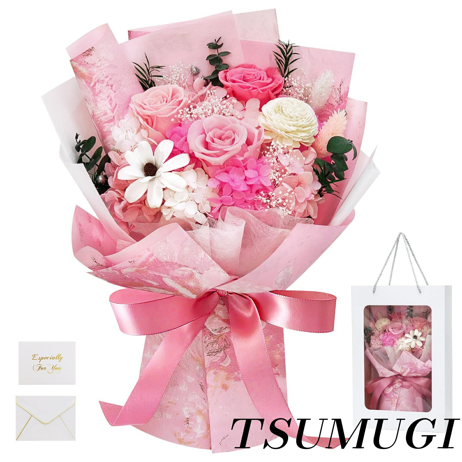 �ڤޤȤ��㤤�Ǻ���500��OFF�����ݥ�!�ۡ�����̵���ۥץꥶ���֥ɥե� �ץ쥼��� �Х� �ɥ饤�ե� ��« �� flower bouquet �Ϥ��...