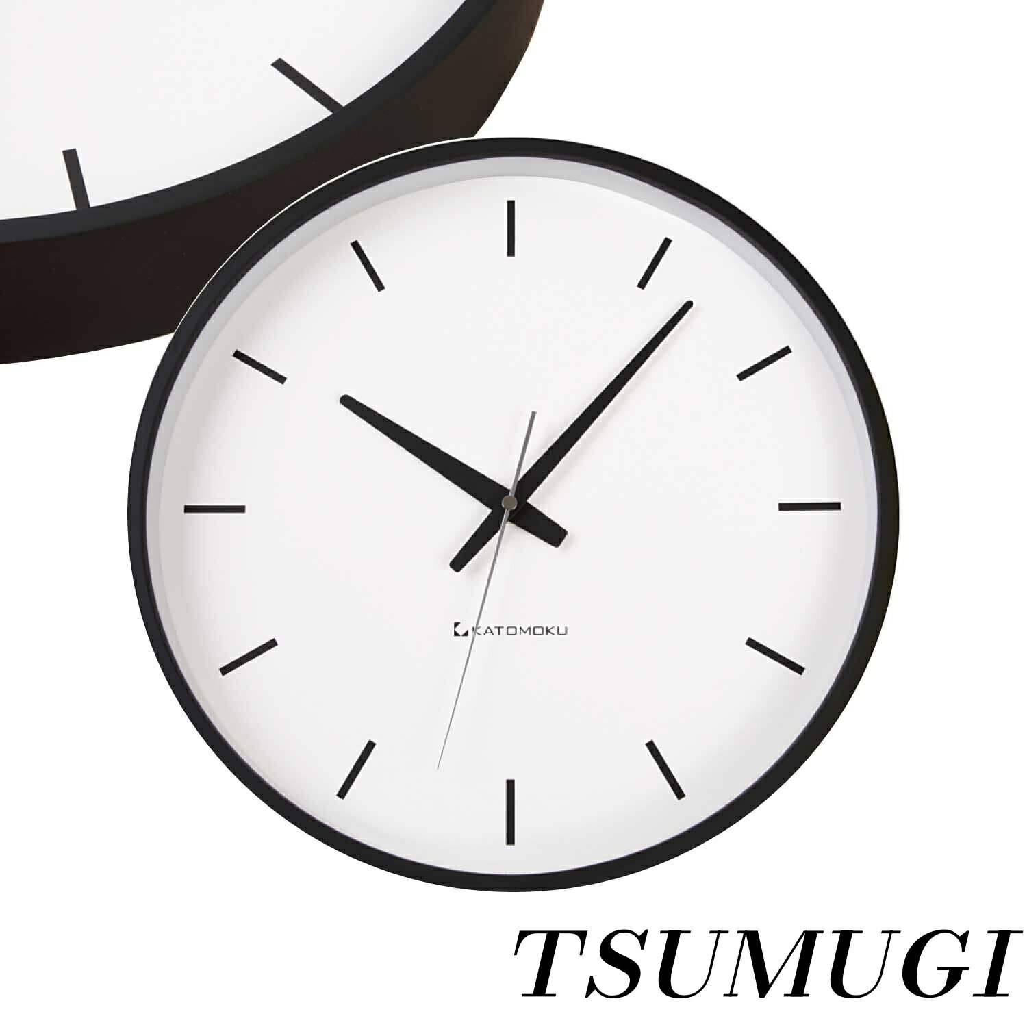 �ڤޤȤ��㤤�Ǻ���500��OFF�����ݥ�!�ۡ�����̵����plywood clock �֥�å� km-49BKRC �ݤ����� Ϣ³�ÿ� ľ��30.4cm (���Ȼ�...