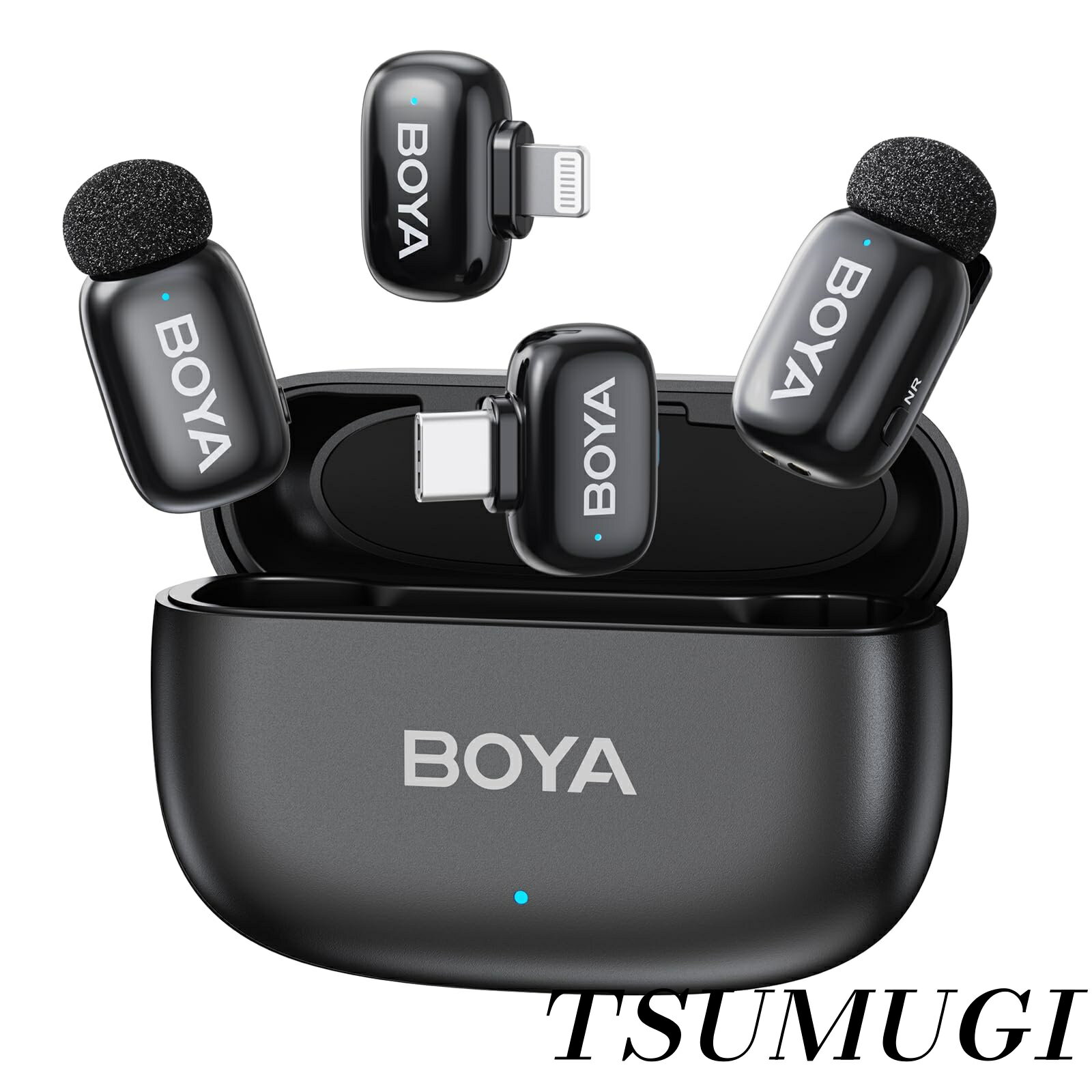 【まとめ買いで最大500円OFFクーポン!】【送料無料】mini 2 ワイヤレスマイク 5g超軽量ピンマイク iPho..