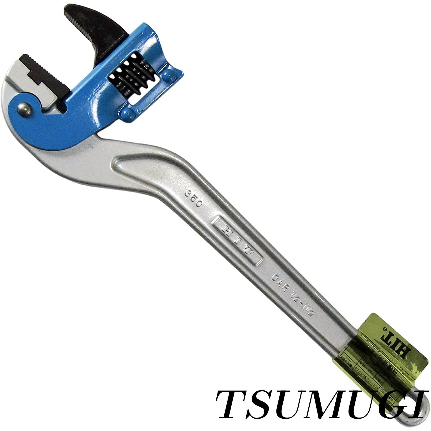 接地配管作業、壁ぎわの配管作業、溝中配管作業など従来のレンチでは使えない狭い所での作業に最適水道管、ガス管、VD管などの継手のねじ込み、取り外し通常のパイプレンチと比べ、歯のピッチが細かく被覆管を傷付けにくい。白管(亜鉛メッキ鋼管)との兼用型。歯幅JIS型(J型)くわえられる被覆継手呼び:25Aくわえられる管の呼び寸法(A表示):15A~40Aくわえられる管の呼び寸法(B表示):1/2~1・1/2最大口開き:52mm接地配管作業、壁ぎわの配管作業、溝中配管作業など従来のレンチでは使えない狭い所での作業に最適 水道管、ガス管、VD管などの継手のねじ込み、取り外し 通常のパイプレンチと比べ、歯のピッチが細かく被覆管を傷付けにくい。 白管(亜鉛メッキ鋼管)との兼用型。 歯幅JIS型(J型) くわえられる被覆継手呼び:25A くわえられる管の呼び寸法(A表示):15A~40A くわえられる管の呼び寸法(B表示):1/2~1・1/2 最大口開き:52mm