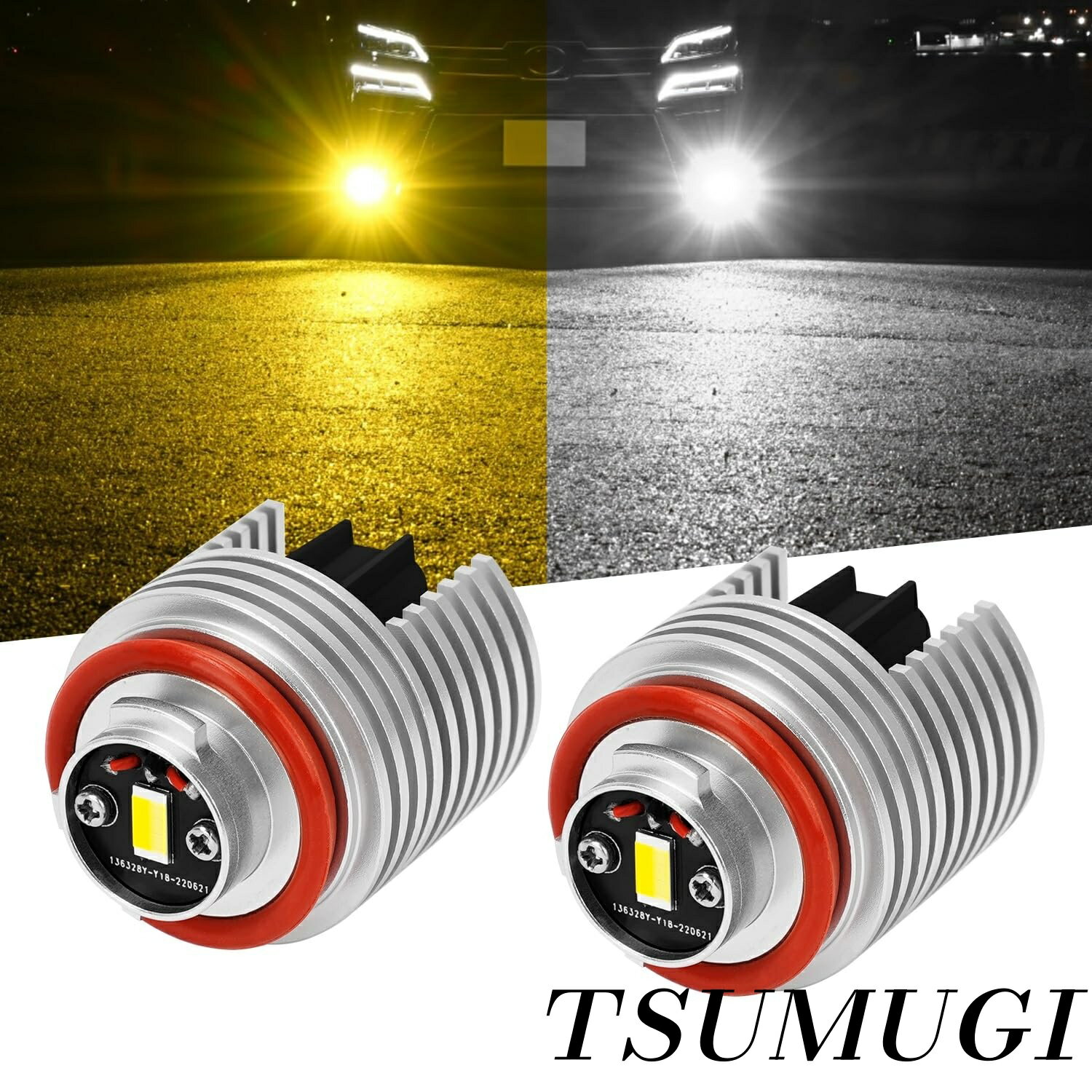 【まとめ買いで最大500円OFFクーポン!】【送料無料】L1B LED フォグランプ 新型 トヨタ 純正交換 ホワイト/イエロー 2色切り替え メモリー機能 爆光 12000LM 20W*2 車検対応 ポン付け 加工不要 ハイエース7型/ノア90系/RAV4/アクア/ハリアー/ヤリス/カローラ/プリウス/ルーミ