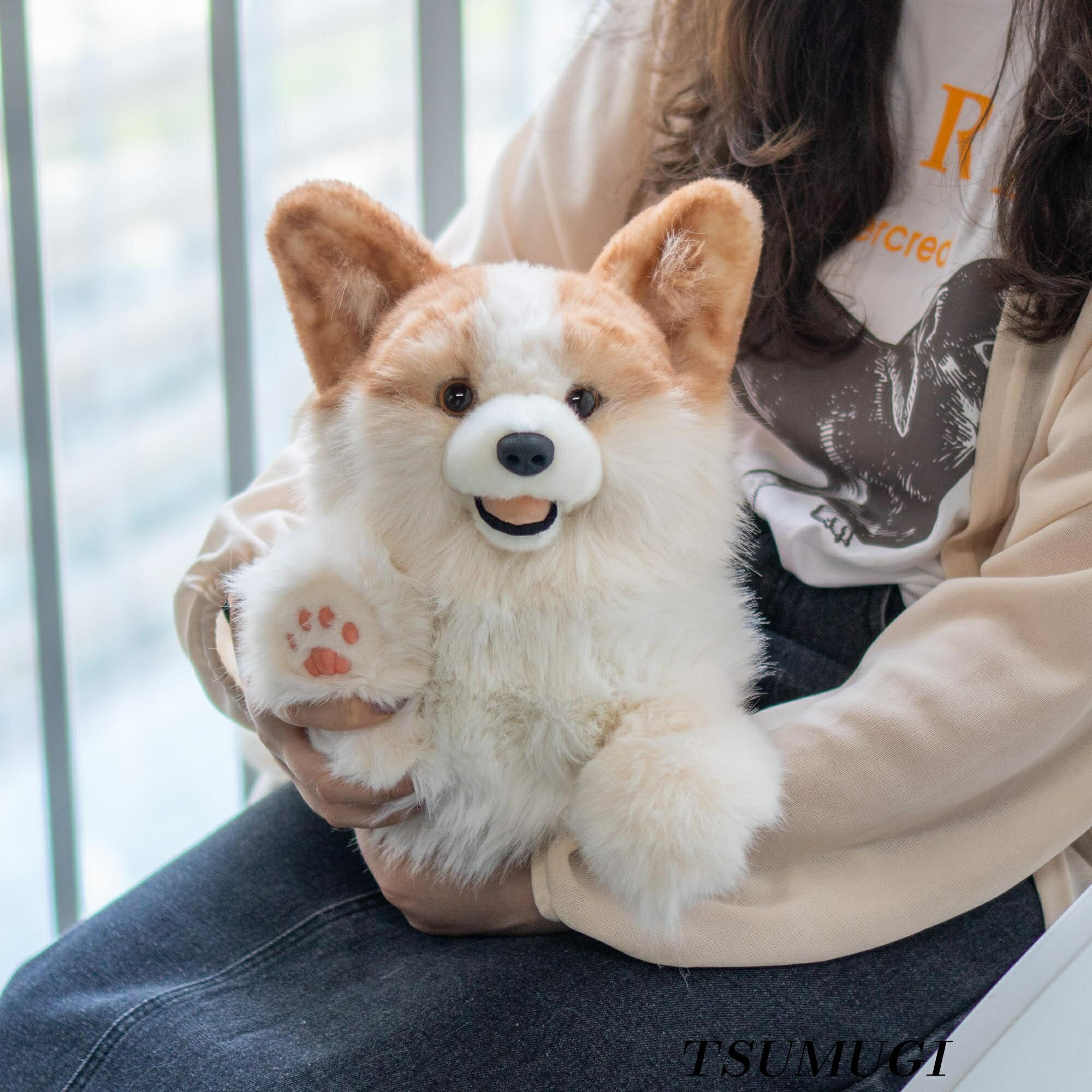 乐天商城 - 【まとめ買いで最大500円OFFクーポン!】【送料無料】コーギー 犬 置物 本物そっくり 動物フィギュア いぬ ぬいぐるみ ギフト ウェルシュコーギー動物のぬいぐるみ 彼氏 子供 友達 誕生日 贈り物 お祝い 部屋飾り インテリア