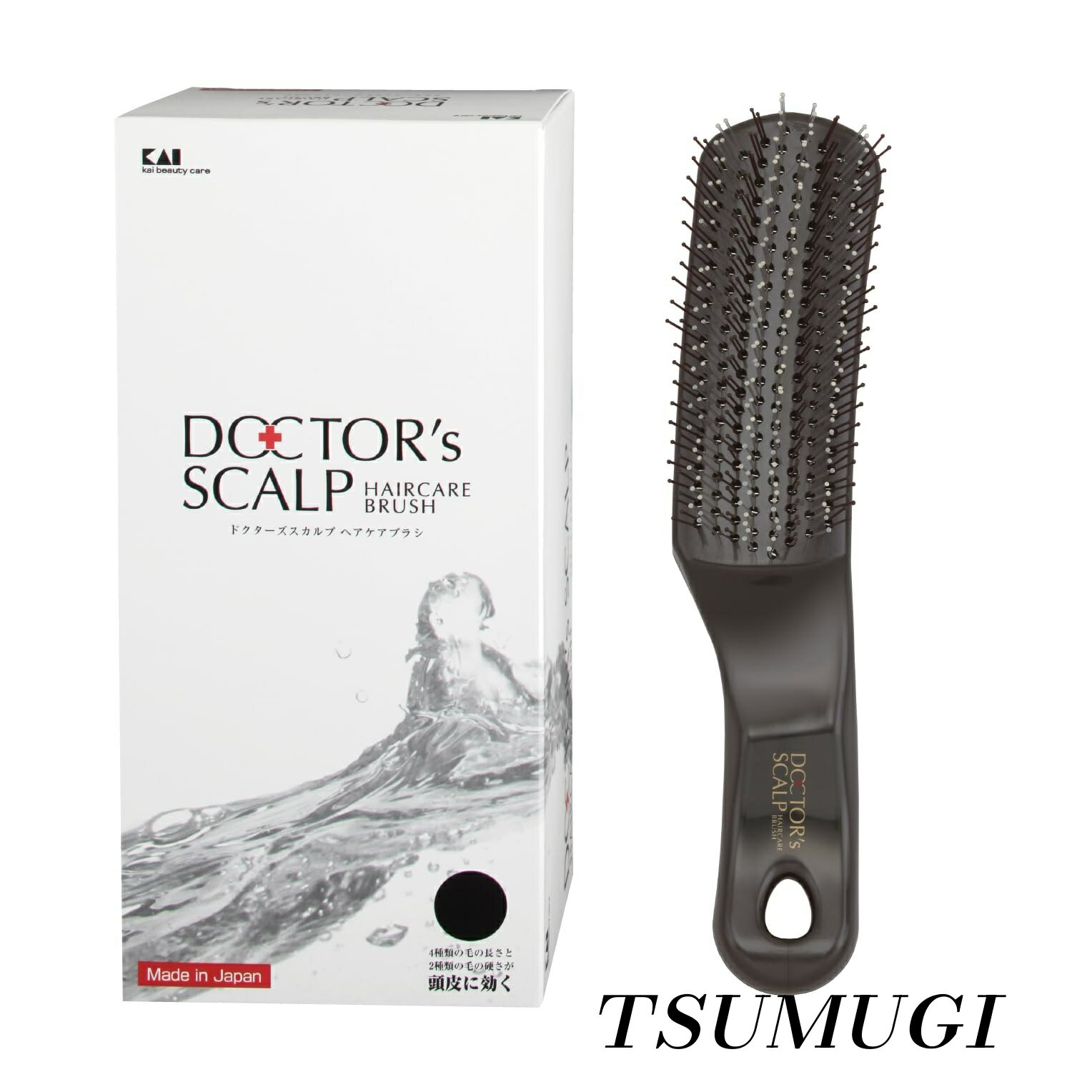 【まとめ買いで最大500円OFFクーポン!】【送料無料】貝印 KAI ヘアブラシ ドクターズ スカルプケア ヘ..