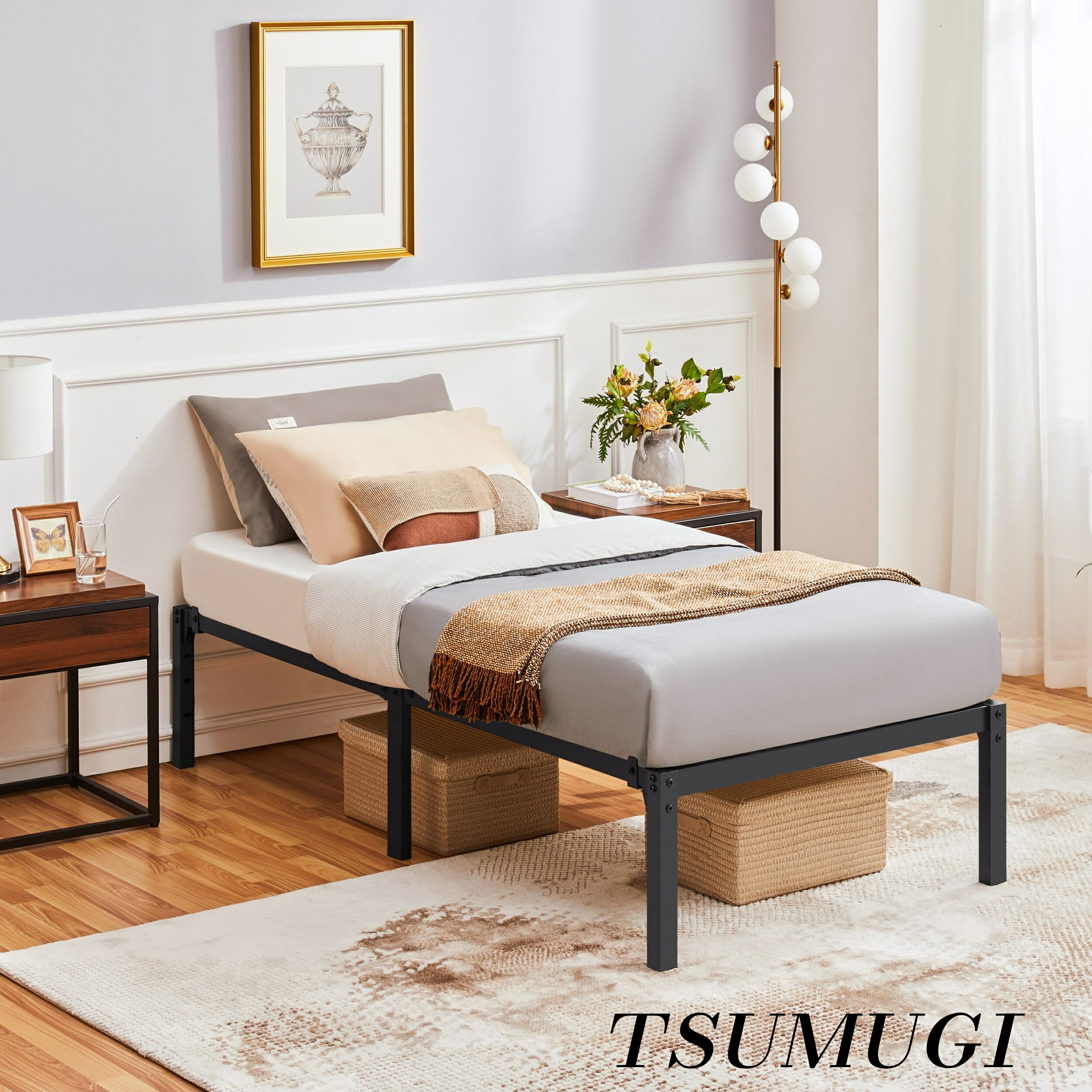 ?【マットレスがぴったり収まる、ゆとりの200cmサイズ】お客様よりいただいたご意見を踏まえ、全長200cmのゆったり設計へ改良いたしました。一般的なシングルマットレスも無理なくお使いいただけます。端の段差も気にならず、快適にご使用いただけます。??【安心してお使いいただける、しっかり構造】フレーム全体に高品質なスチール素材を使用し、きしみやぐらつきが発生しにくい設計となっております。12枚のすのこ構造により、体をしっかりと支え、耐久性にも優れております。長くご愛用いただける丈夫なベッドフレームです。??【日本のお部屋に合わせやすい、シンプルデザイン】本製品はヘッドレス仕様のため、レイアウトに柔軟に対応可能で、限られたスペースでもすっきりと設置していただけます。ベッド下には収納スペースもたっぷりございますので、衣類や寝具、小物類などの整理にも便利です。??【日本語サポートで安心対応いたします】商品は丁寧に検品・梱包を行っておりますが、万が一初期不良や部品不足などがございました際には、日本語によるカスタマーサポートが迅速に対応させていただきます。ご使用方法や組立てに関するご不明点も、どうぞお気軽にお問い合わせくださいませ。??【一日の終わりに、ほっとくつろげる空間を】静かで安定感のあるベッドは、お客様の心と体を優しく包み込み、上質な眠りをご提供いたします。お仕事や家事でお疲れの毎日に、安心してお休みいただけるプライベート空間をぜひご体感くださいませ。??【簡単組立】この簡易ベッドは面倒な組み立て不要、組み立てに必要な部品はすべて箱に入っております。詳しい日本語マニュアルも付属しますので、1時間以内に完成でき、安心してご利用ください！?【マットレスがぴったり収まる、ゆとりの200cmサイズ】お客様よりいただいたご意見を踏まえ、全長200cmのゆったり設計へ改良いたしました。一般的なシングルマットレスも無理なくお使いいただけます。端の段差も気にならず、快適にご使用いただけます。 ??【安心してお使いいただける、しっかり構造】フレーム全体に高品質なスチール素材を使用し、きしみやぐらつきが発生しにくい設計となっております。12枚のすのこ構造により、体をしっかりと支え、耐久性にも優れております。長くご愛用いただける丈夫なベッドフレームです。 ??【日本のお部屋に合わせやすい、シンプルデザイン】本製品はヘッドレス仕様のため、レイアウトに柔軟に対応可能で、限られたスペースでもすっきりと設置していただけます。ベッド下には収納スペースもたっぷりございますので、衣類や寝具、小物類などの整理にも便利です。 ??【日本語サポートで安心対応いたします】商品は丁寧に検品・梱包を行っておりますが、万が一初期不良や部品不足などがございました際には、日本語によるカスタマーサポートが迅速に対応させていただきます。ご使用方法や組立てに関するご不明点も、どうぞお気軽にお問い合わせくださいませ。 ??【一日の終わりに、ほっとくつろげる空間を】静かで安定感のあるベッドは、お客様の心と体を優しく包み込み、上質な眠りをご提供いたします。お仕事や家事でお疲れの毎日に、安心してお休みいただけるプライベート空間をぜひご体感くださいませ。 ??【簡単組立】この簡易ベッドは面倒な組み立て不要、組み立てに必要な部品はすべて箱に入っております。詳しい日本語マニュアルも付属しますので、1時間以内に完成でき、安心してご利用ください！