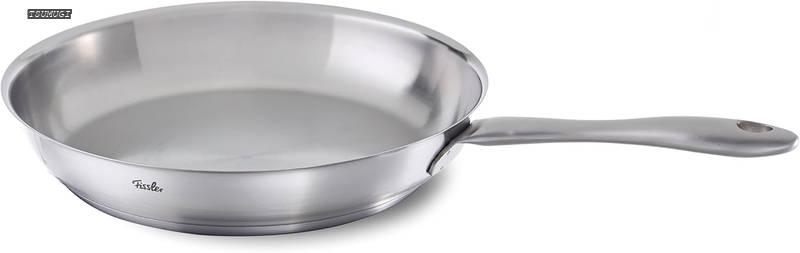 【送料無料】フライパン 24cm カターニャ (2~3人用 / ガス IH 対応/オーブン 食洗機 対応) ステンレス オールステンレス (深型/熱に強い/こげつかない) シルバー Fissler 【日本正規販売品】081-353-24-100
