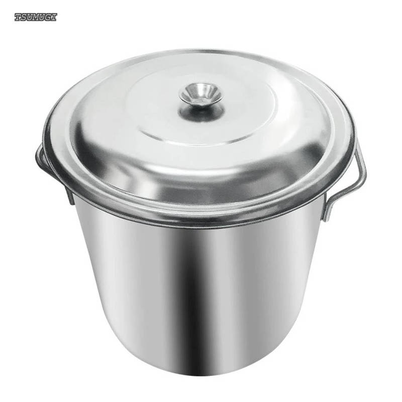 【送料無料】ステンレス100％ 業務用 31cm (20L) 蓋付き 両手 煮込み料理 業務用鍋 大きい鍋 スープ用 カレー用鍋 両手鍋 飲食店 イベント 炊き出し iimono117