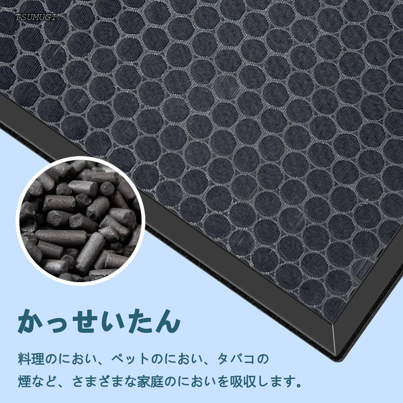 つむぎハウスの【送料無料】VEWIOR A3 ClearAir-A3，AMEIFU G3 sferf-30，Tailulu HQZZ-260空気清浄機。 (2枚入) (A3) [並行輸入品]｜アングル3