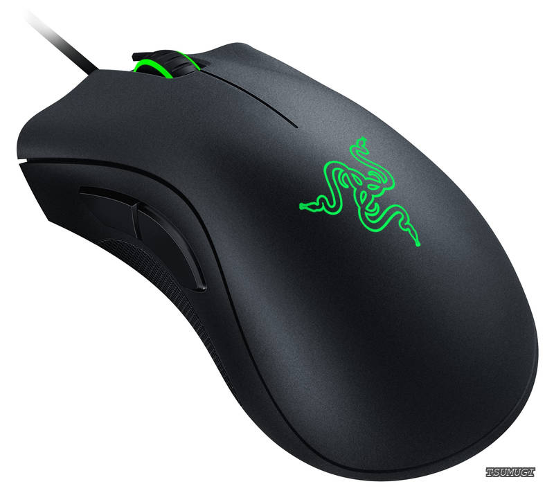 DeathAdder Essential ゲーミングマウス 有線 5ボタン 6400 DPI オプティカルセンサー エルゴノミック形状 新ファームウェア適用版 RZ01-02540100-R3M1-N